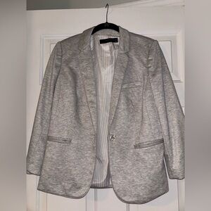 The Limited Light Gray Blazer